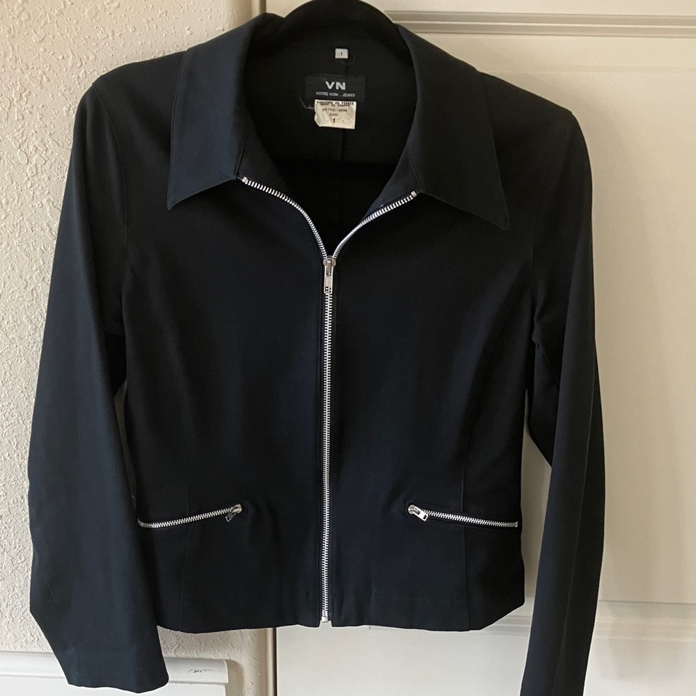 🖤Votre Nom Black Zip-Up Blazer🖤